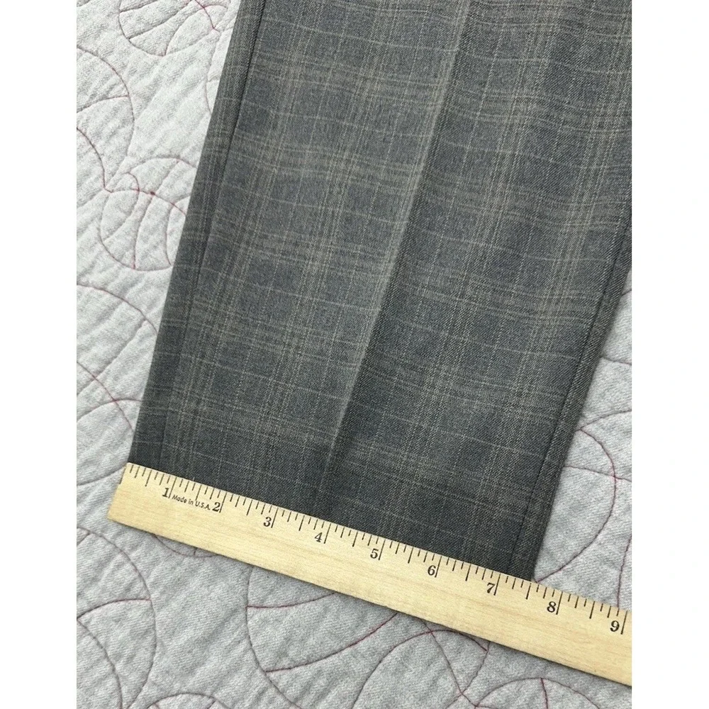 Banana Republic Tailored‎ Fit Glen Plaid Dress Suit Trouser / Men's 38x32